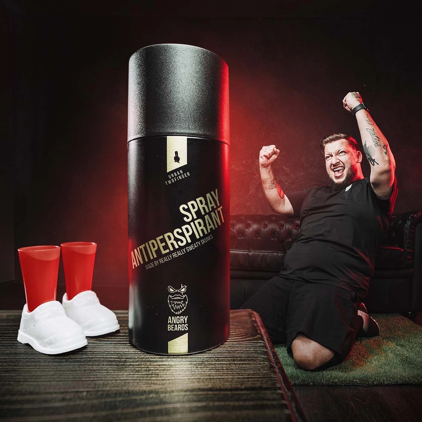 Angry Beards Urban Twofinger antiperspirant v spreji 150 ml