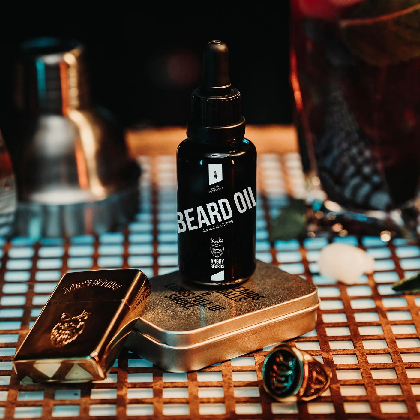 Angry Beards Oil Urban Twofinger olej na fúzy 30 ml
