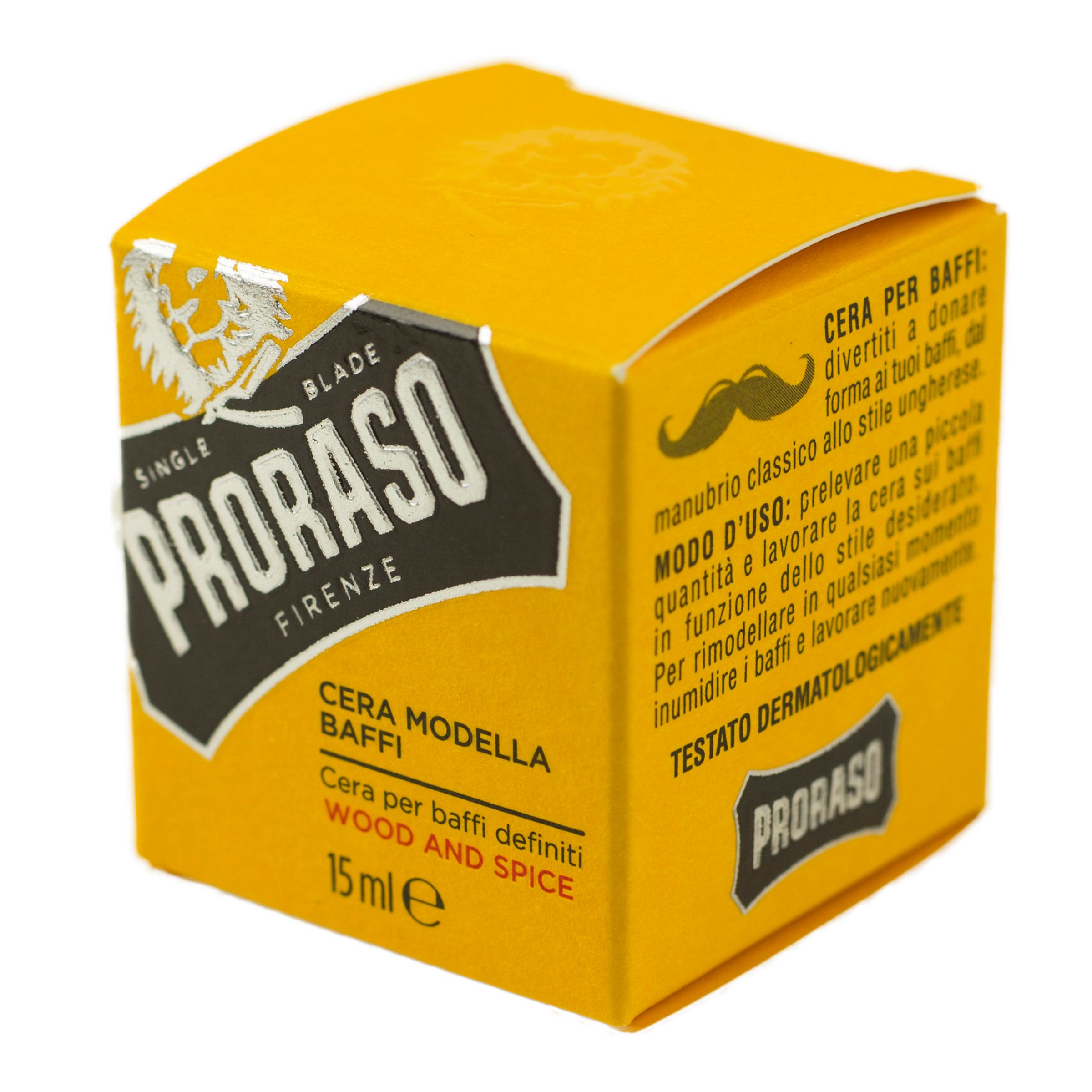 Proraso Wood and Spice vosk na fúzy 15 ml