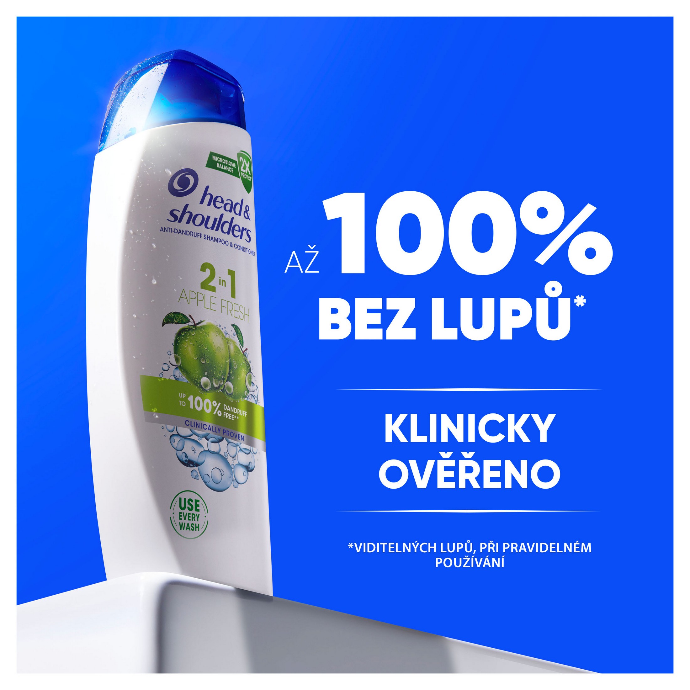 Head & Shoulders 2in1 Apple Fresh šampón s balzamom 330 ml