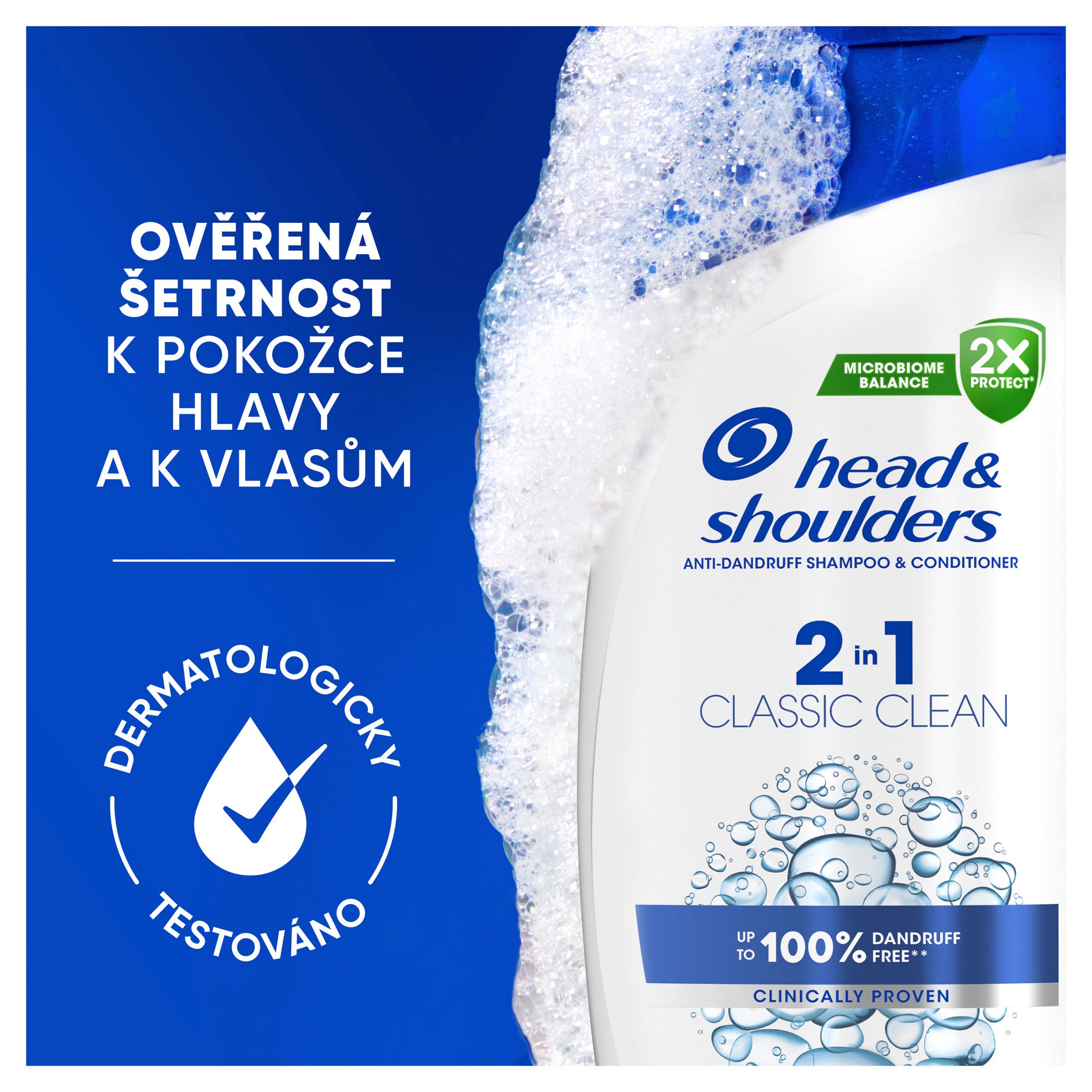 Head & Shoulders 2in1 Classic Clean šampón proti lupinám 400 ml
