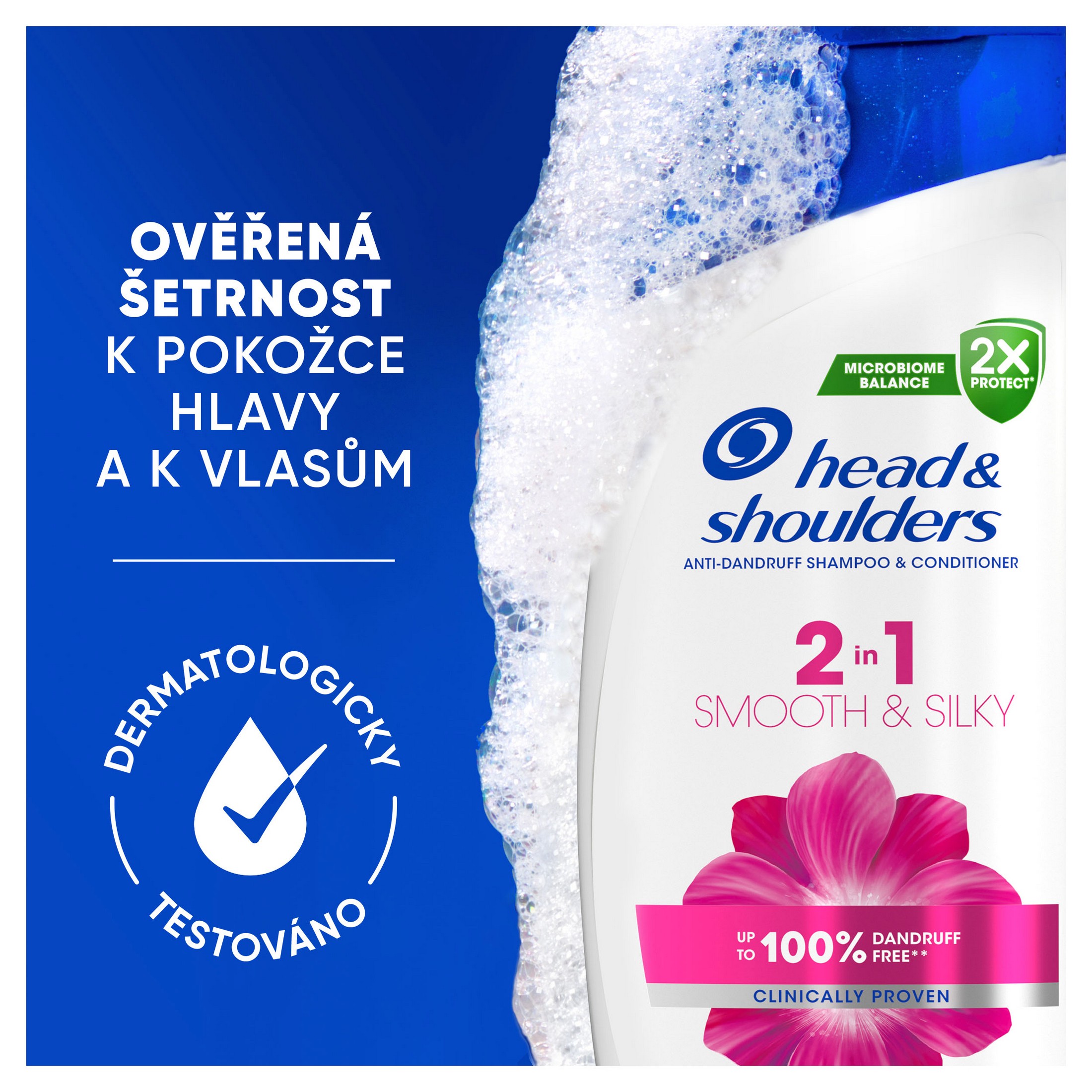 Head & Shoulders Smoothing 2in1 šampón proti lupinám 330 ml