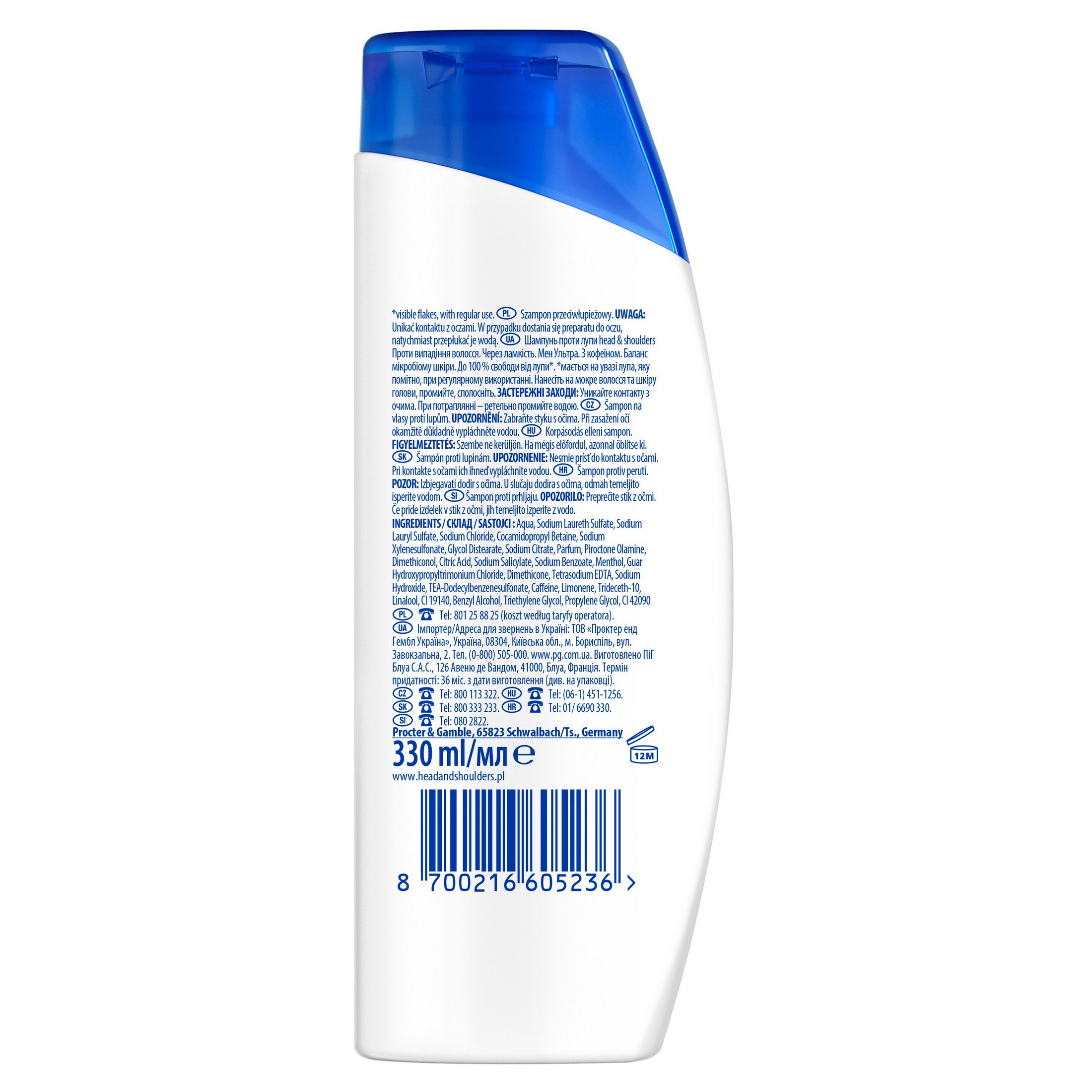 Head & Shoulders Anti-Hair Fall šampón proti lupinám 330 ml