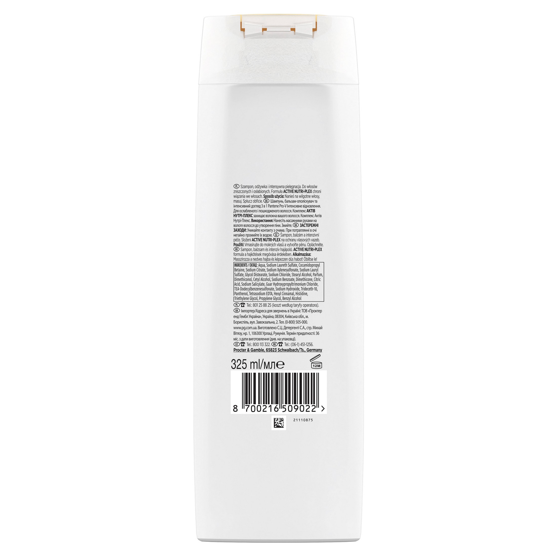 Pantene Pro-V Intensive Repair 3v1 šampón na vlasy 325 ml
