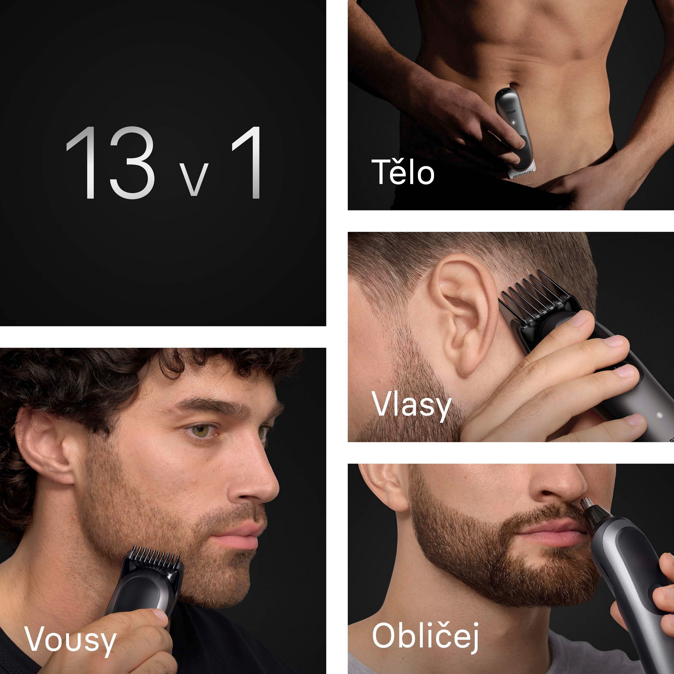 Braun All-in-One 7560 viacúčelový zastrihávač