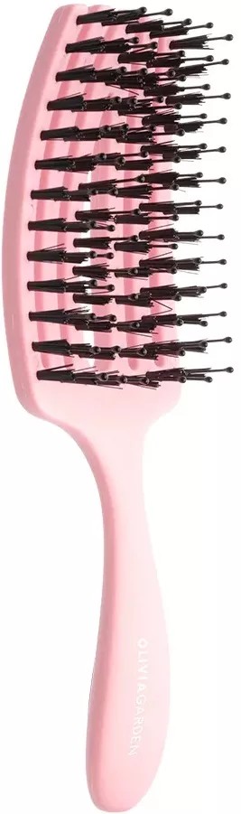 Olivia Garden Fingerbrush Care Mini detská kefa na vlasy - pink