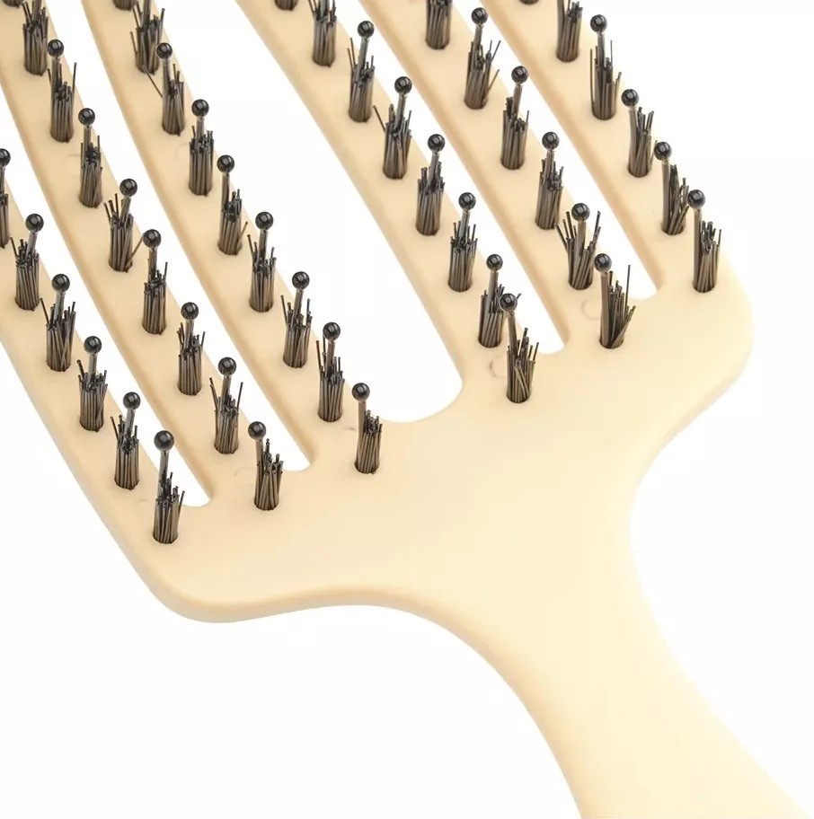 Olivia Garden Fingerbrush Care Mini detská kefa na vlasy - yellow