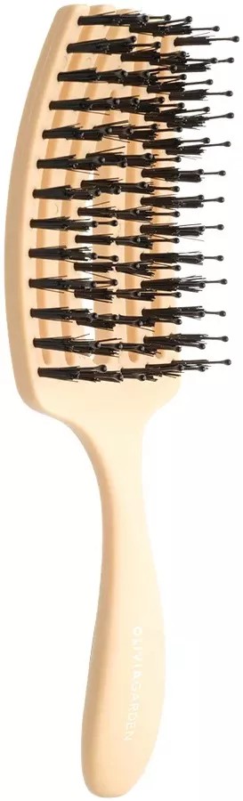 Olivia Garden Fingerbrush Care Mini detská kefa na vlasy - yellow