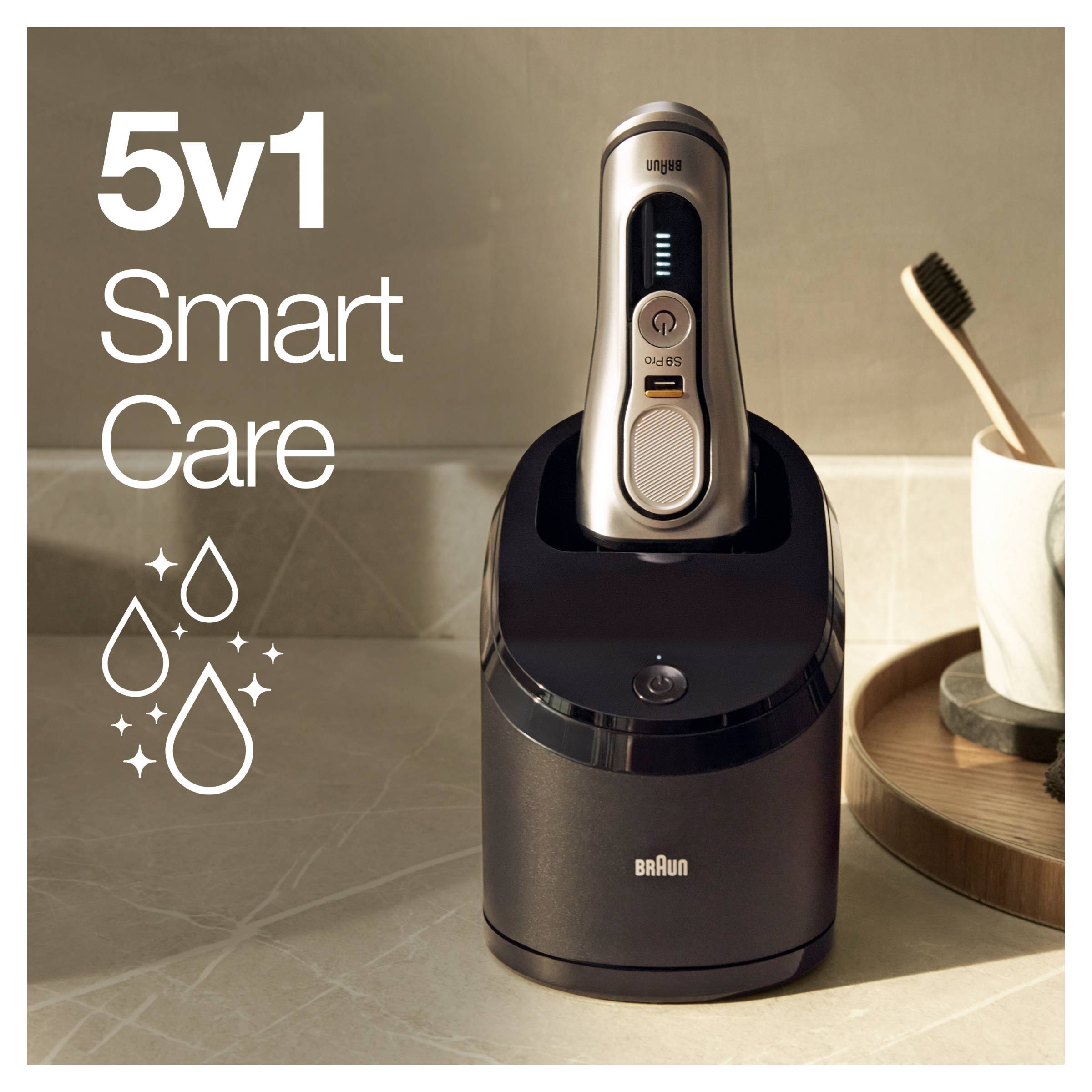 Braun Series 9 Pro 9467cc Silver Wet&Dry holiaci strojček