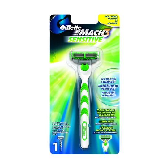 Gillette Mach3 Sensitive holiaci strojček
