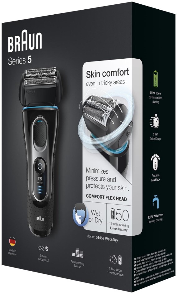 Braun Series 5 5145s Wet&Dry holiaci strojček - ROZBALENÝ TOVAR