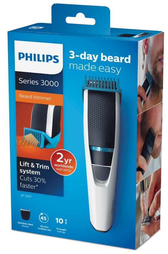 Philips BT3207/14 Series 3000 zastrihávač fúzov