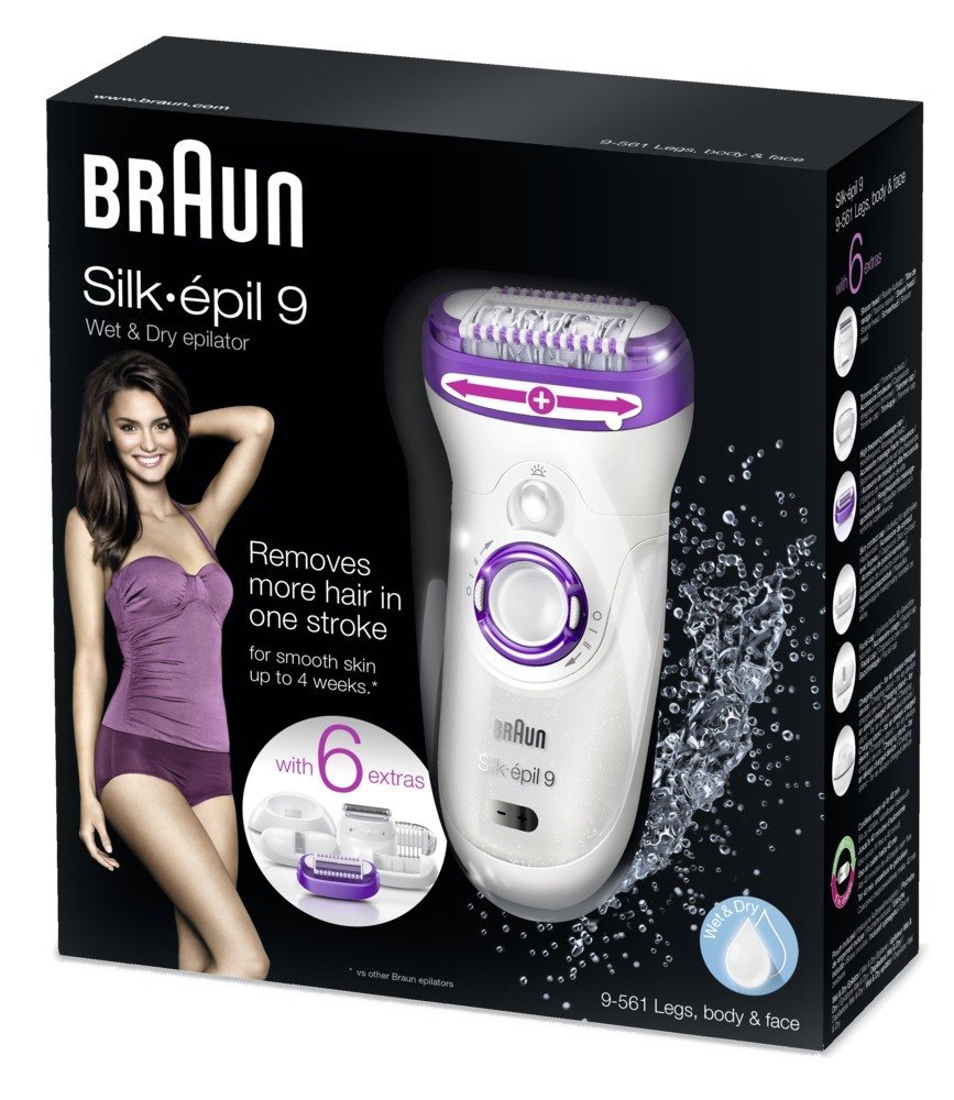 Braun Silk épil 9-561 Wet&Dry epilátor - ROZBALENÝ