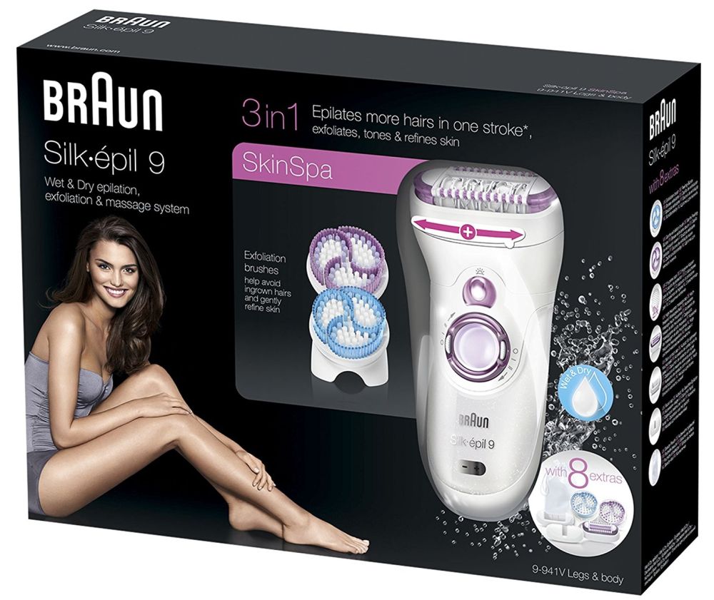 Braun Silk épil 9-941V Wet&Dry SkinSpa epilátor