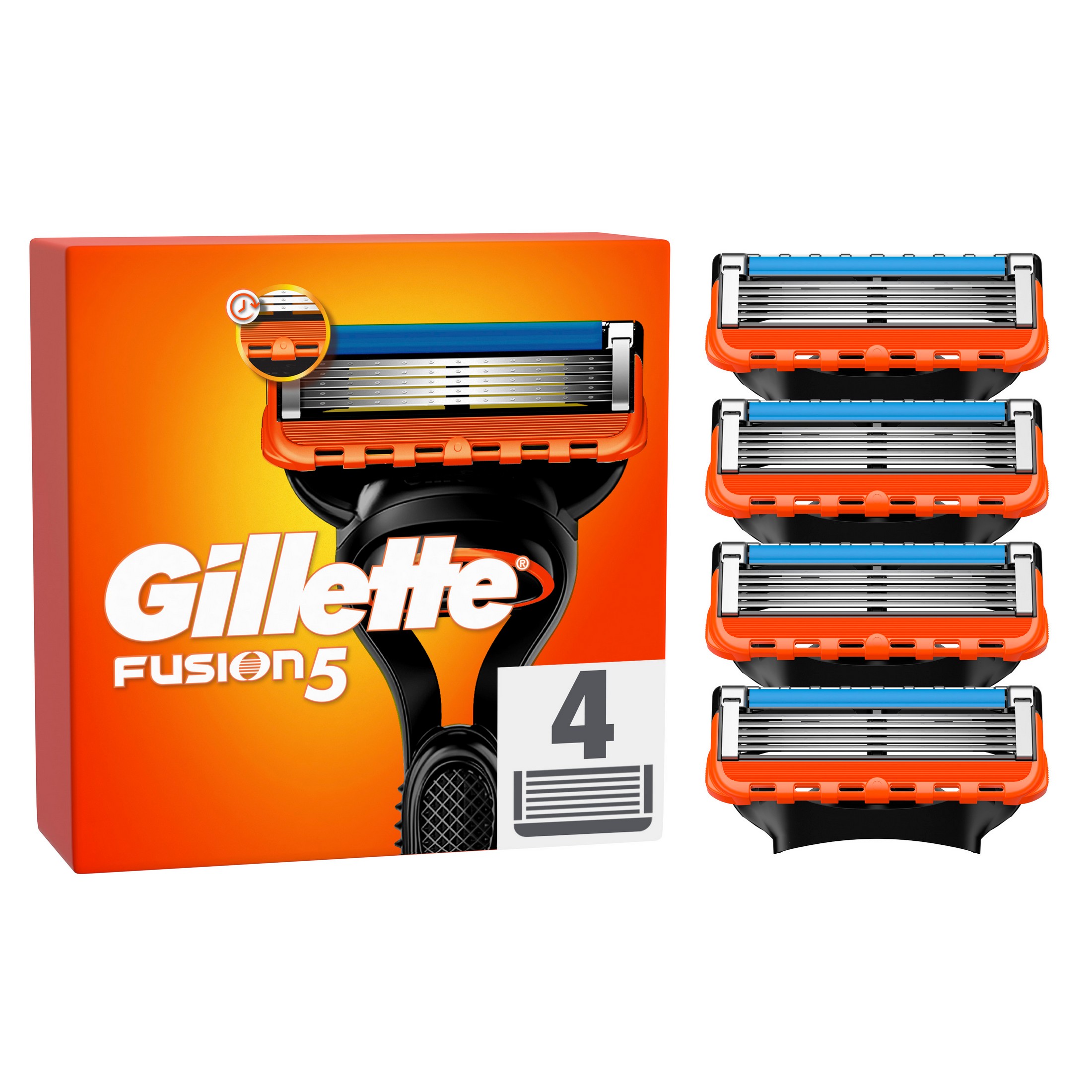 Gillette Fusion Manual náhradné hlavice 4 ks