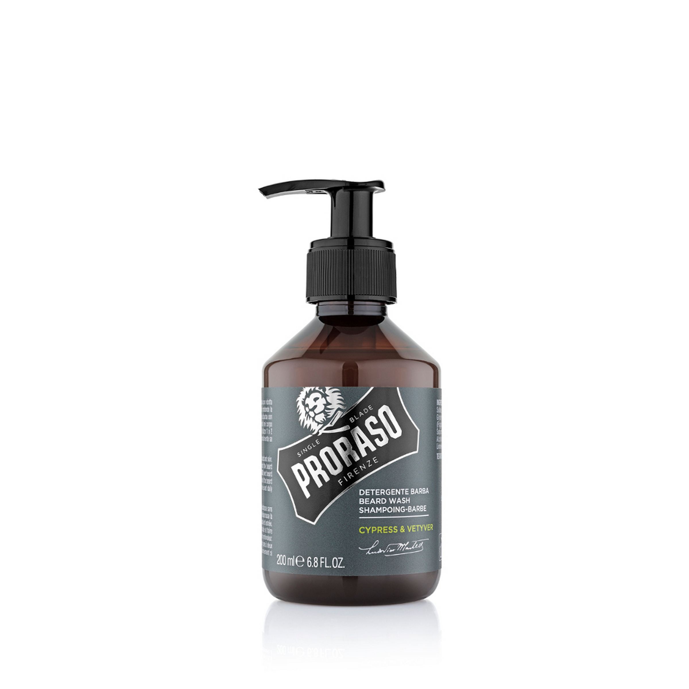 Proraso Cypress and Vetyver šampón na fúzy 200 ml