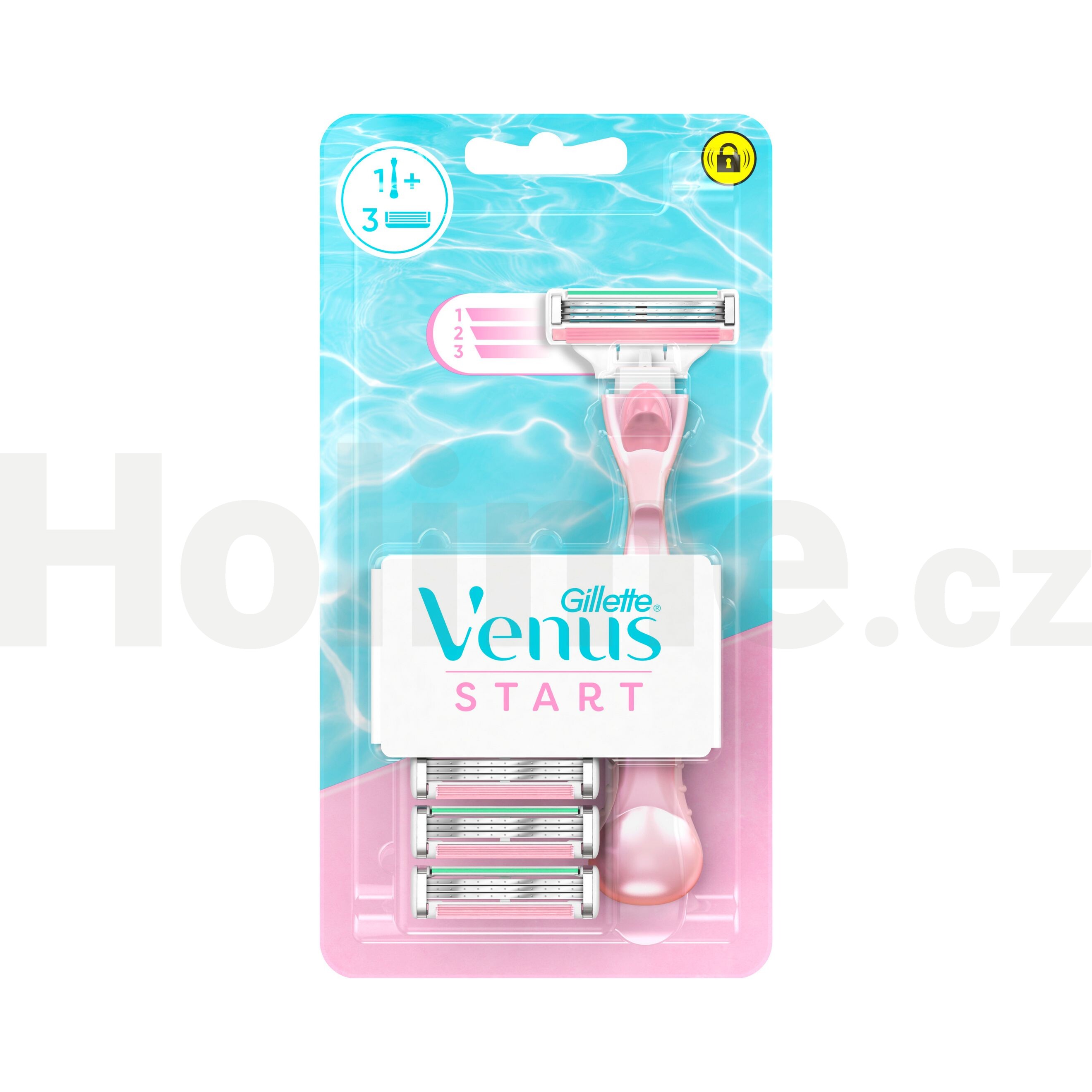 Gillette Venus Start holiaci strojček + 3 hlavice