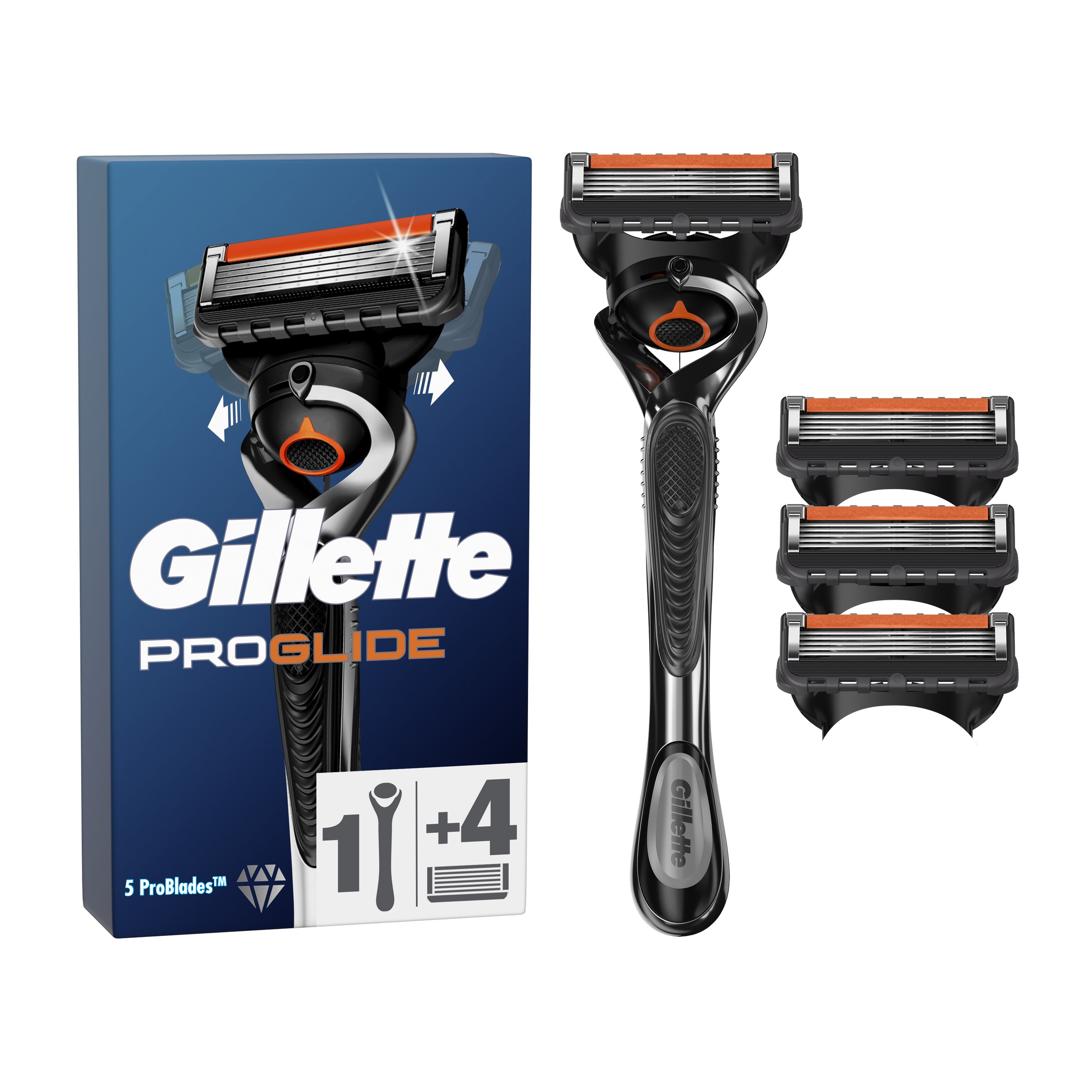 Gillette Fusion5 ProGlide Flexball + 4 ks hlavic